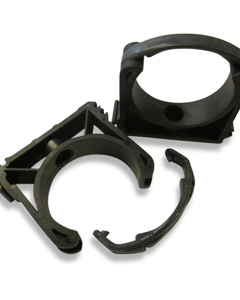 Tube clip C 63 w/bracket